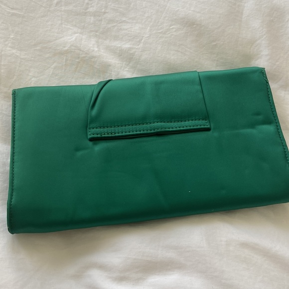 Vintage green silky clutch - Picture 5 of 5